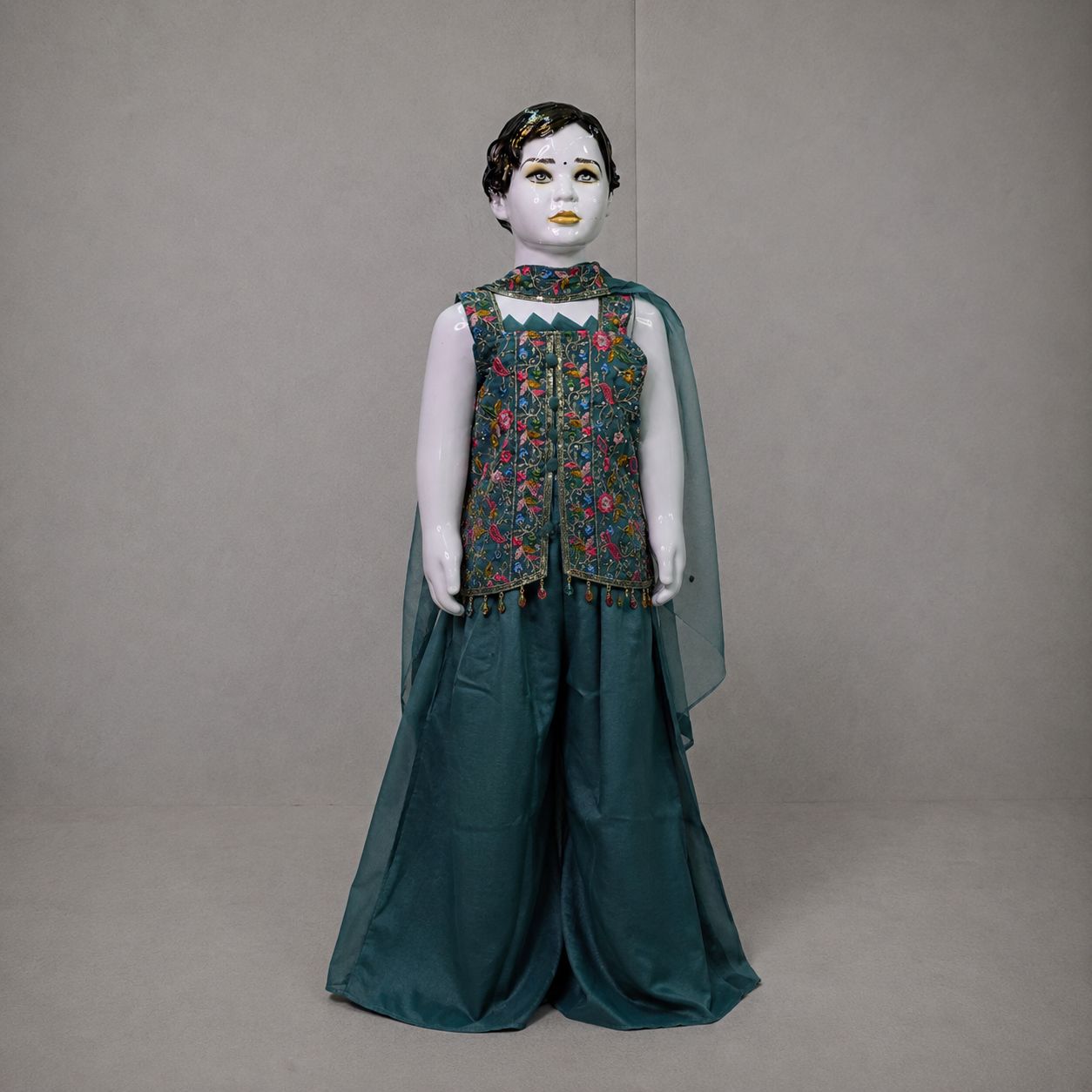 Designer suit with Kashmiri work
